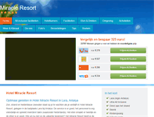 Tablet Screenshot of miracleresort.net